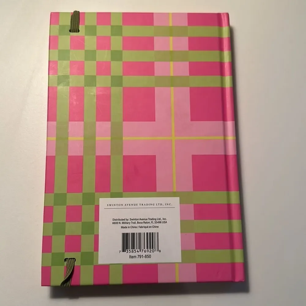 Un-used Swinton Avenue trading journal pink and green